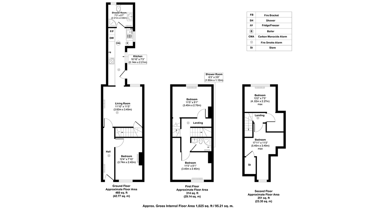 HMO Floor Plan sample